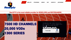 What Realiptv.to website looked like in 2020 (5 years ago)