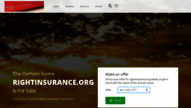 What Rightinsurance.org website looked like in 2020 (3 years ago)