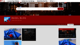 What Raselblog.com website looked like in 2020 (3 years ago)