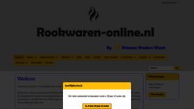 What Rookwaren-online.nl website looked like in 2020 (3 years ago)