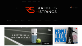 What Racketsandstrings.com.au website looked like in 2020 (3 years ago)