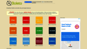 What Reboleto.com.br website looked like in 2020 (3 years ago)