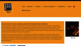 What Respons.nl website looked like in 2020 (3 years ago)