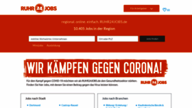 What Ruhr24jobs.de website looked like in 2020 (3 years ago)