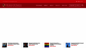 What Rhsmith.umd.edu website looked like in 2020 (3 years ago)