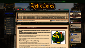What Retrocores.com website looked like in 2020 (3 years ago)