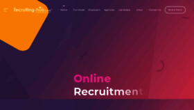 What Recruiting-hub.com website looked like in 2020 (3 years ago)