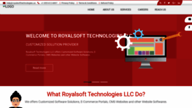 What Royalsofttechnologies.us website looked like in 2020 (3 years ago)