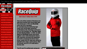 What Racequip.com website looked like in 2020 (3 years ago)