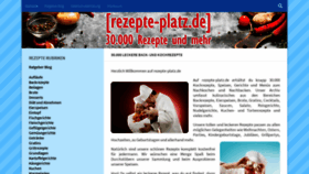What Rezepte-platz.de website looked like in 2020 (3 years ago)