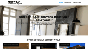 What Renovbatplus.fr website looked like in 2020 (3 years ago)