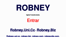 What Robney.uni.cc website looked like in 2011 (13 years ago)