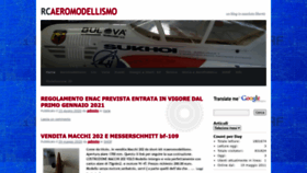 What Rcaeromodellismo.it website looked like in 2020 (3 years ago)