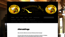 What Rheinhessen-braeu.de website looked like in 2020 (3 years ago)