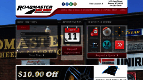 What Roadmastertirepros.com website looked like in 2020 (3 years ago)