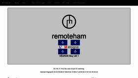 What Remoteham.com website looked like in 2020 (3 years ago)