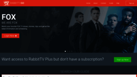 What Rabbittvgo.com website looked like in 2020 (3 years ago)