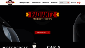 What Radiantz.com website looked like in 2020 (3 years ago)