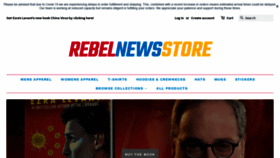 What Rebelnewsstore.com website looked like in 2020 (3 years ago)