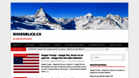What Rhoenblick.ch website looked like in 2020 (3 years ago)