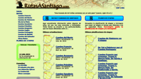 What Rutasasantiago.com website looked like in 2020 (3 years ago)
