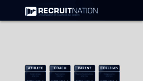 What Recruitnation.org website looked like in 2020 (3 years ago)