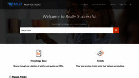 What Reallysuccessfulsupport.com website looked like in 2020 (3 years ago)
