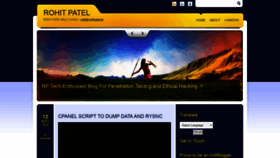 What Rohitpatel.in website looked like in 2020 (3 years ago)