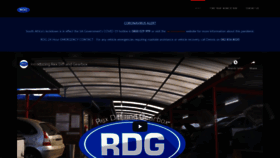 What Rdg.co.za website looked like in 2020 (3 years ago)