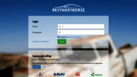 What Restwertboerse.ch website looked like in 2020 (3 years ago)