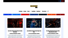 What Rockshot.co.uk website looked like in 2020 (3 years ago)