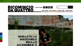 What Ricominciodaquattro.com website looked like in 2020 (3 years ago)