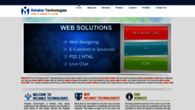 What Reliabletechnologies.in website looked like in 2020 (3 years ago)