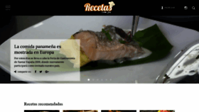 What Recetas.com.pa website looked like in 2020 (3 years ago)