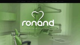 What Ronand.hu website looked like in 2020 (3 years ago)