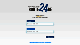 What Route24.de website looked like in 2020 (3 years ago)