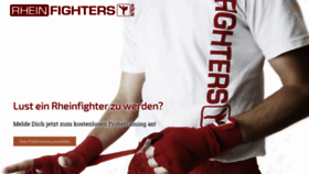 What Rheinfighters.de website looked like in 2020 (3 years ago)