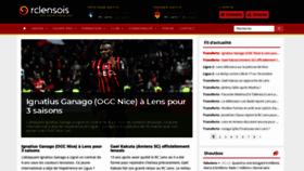 What Rclensois.fr website looked like in 2020 (4 years ago)