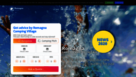 What Romagnacampingvillage.com website looked like in 2020 (3 years ago)