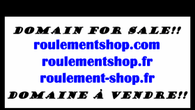 What Roulementshop.fr website looked like in 2020 (3 years ago)