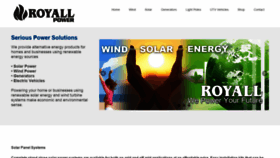 What Royallpower.com website looked like in 2020 (3 years ago)