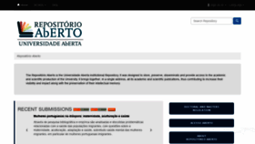 What Repositorioaberto.uab.pt website looked like in 2020 (3 years ago)