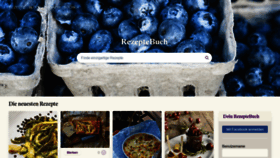 What Rezeptebuch.com website looked like in 2020 (3 years ago)