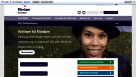 What Rijndam.nl website looked like in 2020 (3 years ago)