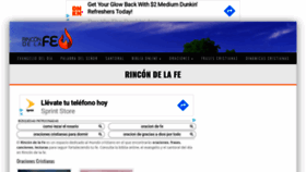 What Rincondelafe.com website looked like in 2020 (3 years ago)