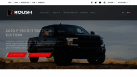 What Roushperformance.com website looked like in 2020 (3 years ago)