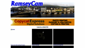 What Ramseycam.com website looked like in 2020 (3 years ago)