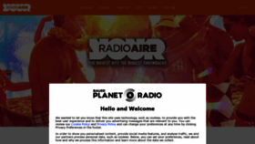 What Radioaire.co.uk website looked like in 2020 (3 years ago)