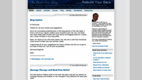 What Rebuildyourback.com website looked like in 2020 (3 years ago)