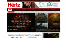 What Radiohertz.pt website looked like in 2020 (3 years ago)
